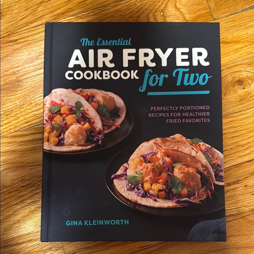 Black and Blue Air Fryer Cookbook for Two